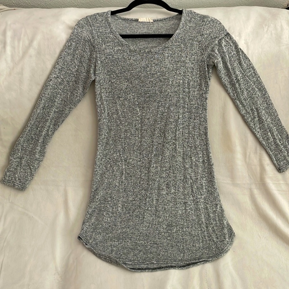 Grey Mini Dress